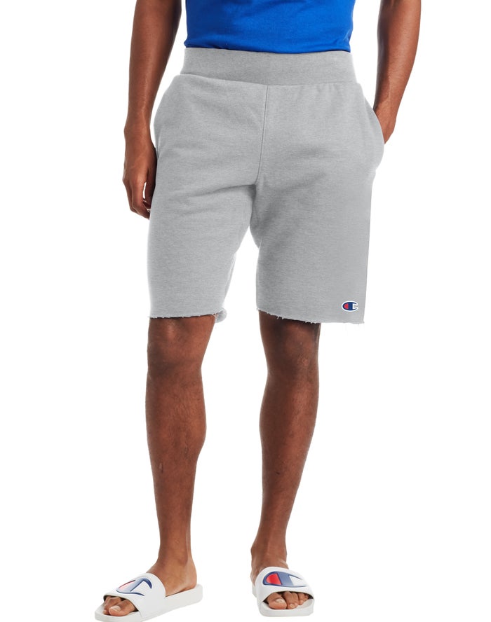 Champion Herre Shorts Grå - Reverse Weave Cut-Off - Danmark GXK-902716